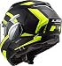 Casco de Moto LS2 FF900 Valiant II REVO Black H-V Yellow, Negro/Amarillo,...