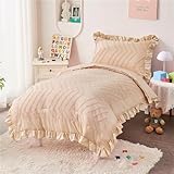 DECMAY Beige Boho Tufted...