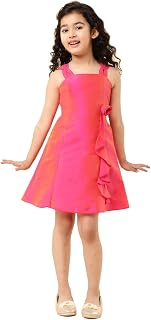 A.T.U.N. (All Things UBER Nice) Girls Fit and Flare Mini Dress Price In India