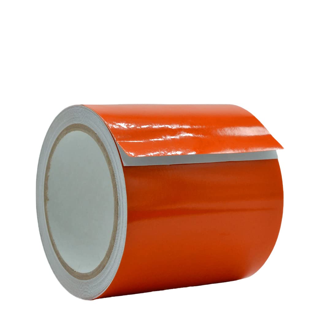 WOD RTC7 Engineering Grade Reflective Tape, 4" x 30' Orange