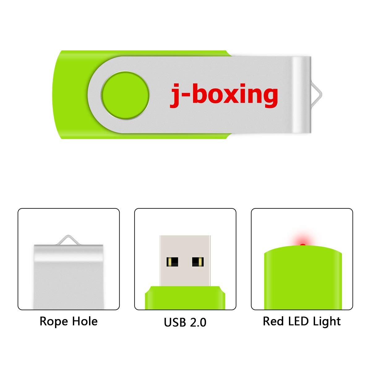 Amazon.co.jp: 5個セット USBメモリ 8GB J-boxing USBフラッシュ