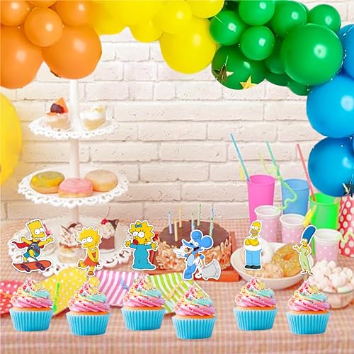 Decoración para cupcakes Bart Simpson Seyal® para repostería creativa de cumpleaños 6