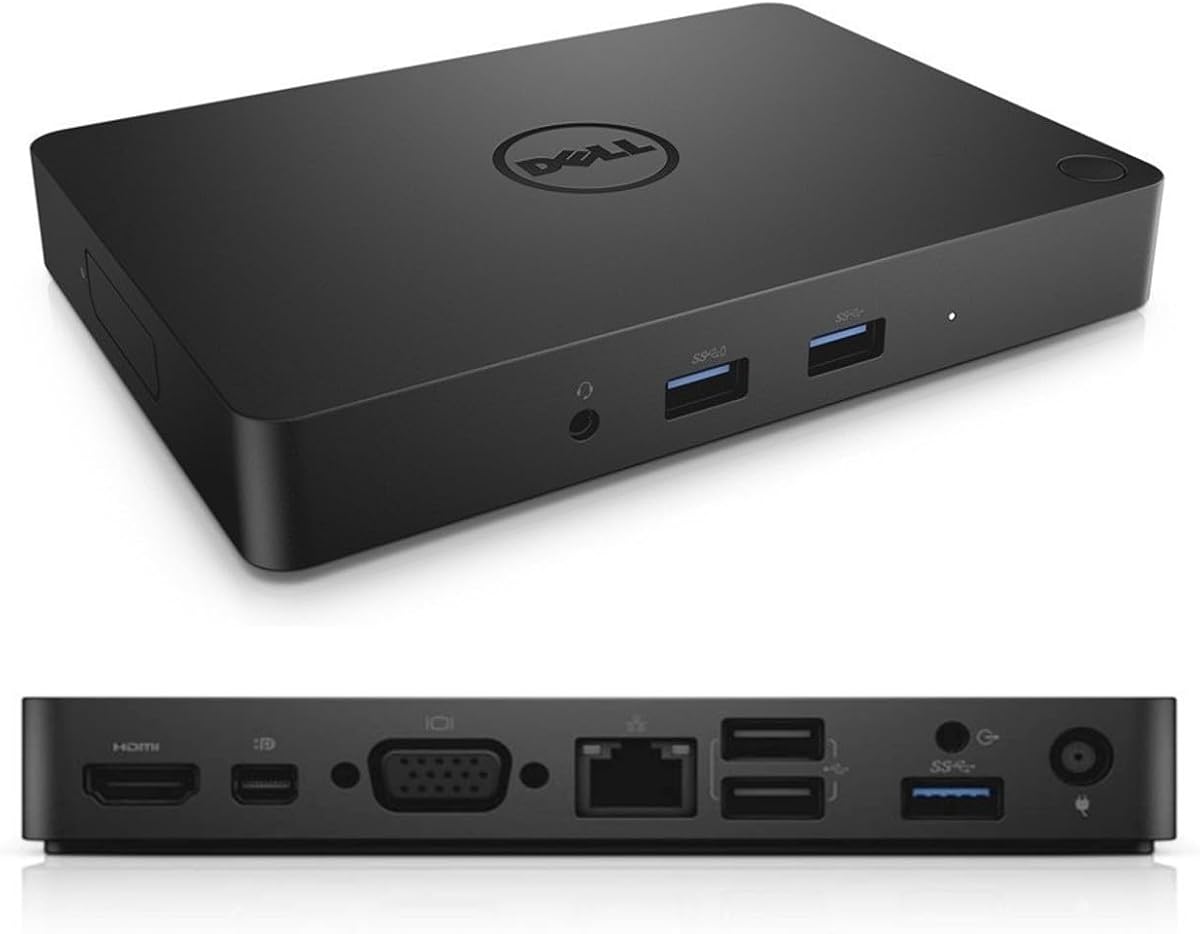 Dell WD15 USB-C Docking Station 4K Dual Display 130W Renewed | HDMI, VGA & Mini DisplayPort Connectivity; Includes Power Adapter & Cables; Expand Your Workspace with Multiple Displays