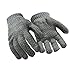 RefrigiWear Poly Cotton Knit Double Sided PVC Honeycomb Grip Work Gloves (Grey, X-Large) - PACK OF 12 PAIRS