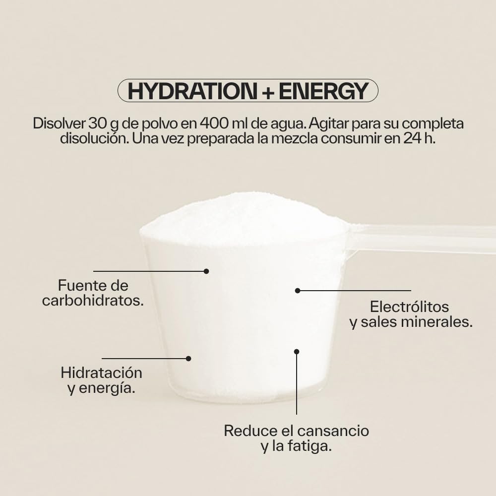 NDL Pro-Health Hydration energy | Bebida Isotónica de hidratación rápida con electrolitos en polvo y sales minerales para el deporte | Reduce el cansancio y la fatiga | Lima-Limón | 750g