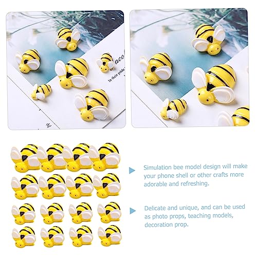 Dijes de abeja de resina para solucionar la falta de color en fundas y peinados aburridos 7
