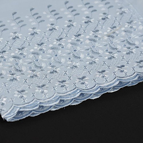 Pizzo sangallo, in cotone e poliestere, di colore