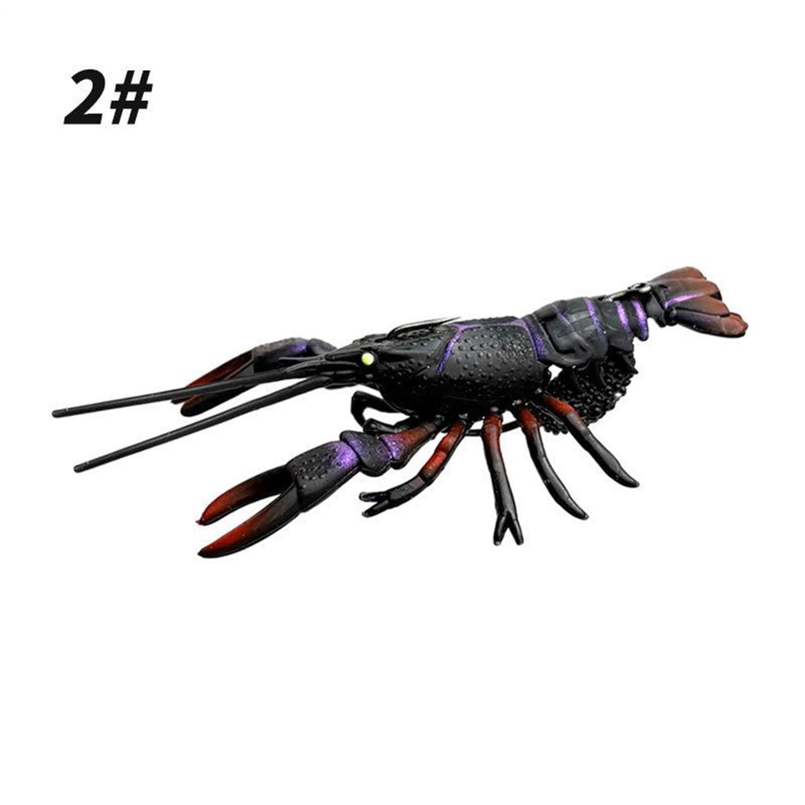 Esca di Gambero | Esca Pesca Jig | 3 Esche morbide Simulazione Esca Nuotatore per Uomini Pesca in Acqua Dolce o Salata Campeggio Avventura All'aperto