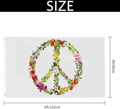 Miniatura 8 de Yekiua Bandera temática de Pascua de 3 x 5 pies orejas de conejo al aire libre mariposas huevos coloridos flores de hierba rayos de sol de