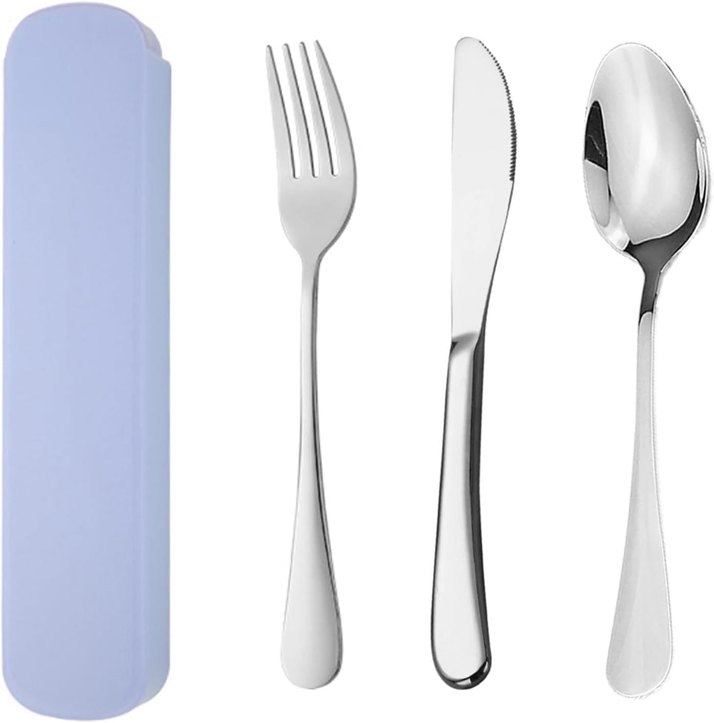 Hip Cutlery Set Reusable Utensils with Portable Travel Case for Storage Eatware for