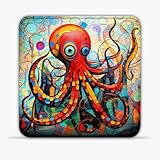 【Perfekte Form und Gr??e】 Spezielles quadratisches Design, Ma?e (30X30)CM Dieses Mauspad spart Platz auf dem Schreibtisch, bietet aber dennoch viel Platz für die Mausbewegung. Perfekt für Arbeit und Spiel. 3 mm Dicke bieten eine weiche Haptik. Leicht und tragbar, perfekt für Büro, Zuhause, Gesch?ftsreise und unterwegs.