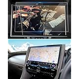 ruiya 【2点セット】2024新型 トヨタ アルファード40 ヴェルファイア 40系 専用 保護フィルム 13.2インチ V13T-R72F 後席ディスプレイ(PET製)+ナビ(強化ガラス) フィルム カーナビ 14インチ 保護フィルム 9H キズ防止 汚れ防止 極薄 高感度タッチ 自己吸着 貼付簡単 新型アルファード40系 ヴェルファイア アクセサリー パーツ