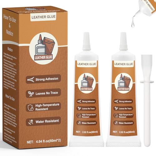 WAN2TLK 120 ml de pegamento para cuero extra fuerte, adhesivo para reparar y pegar cuero en superficies diversas