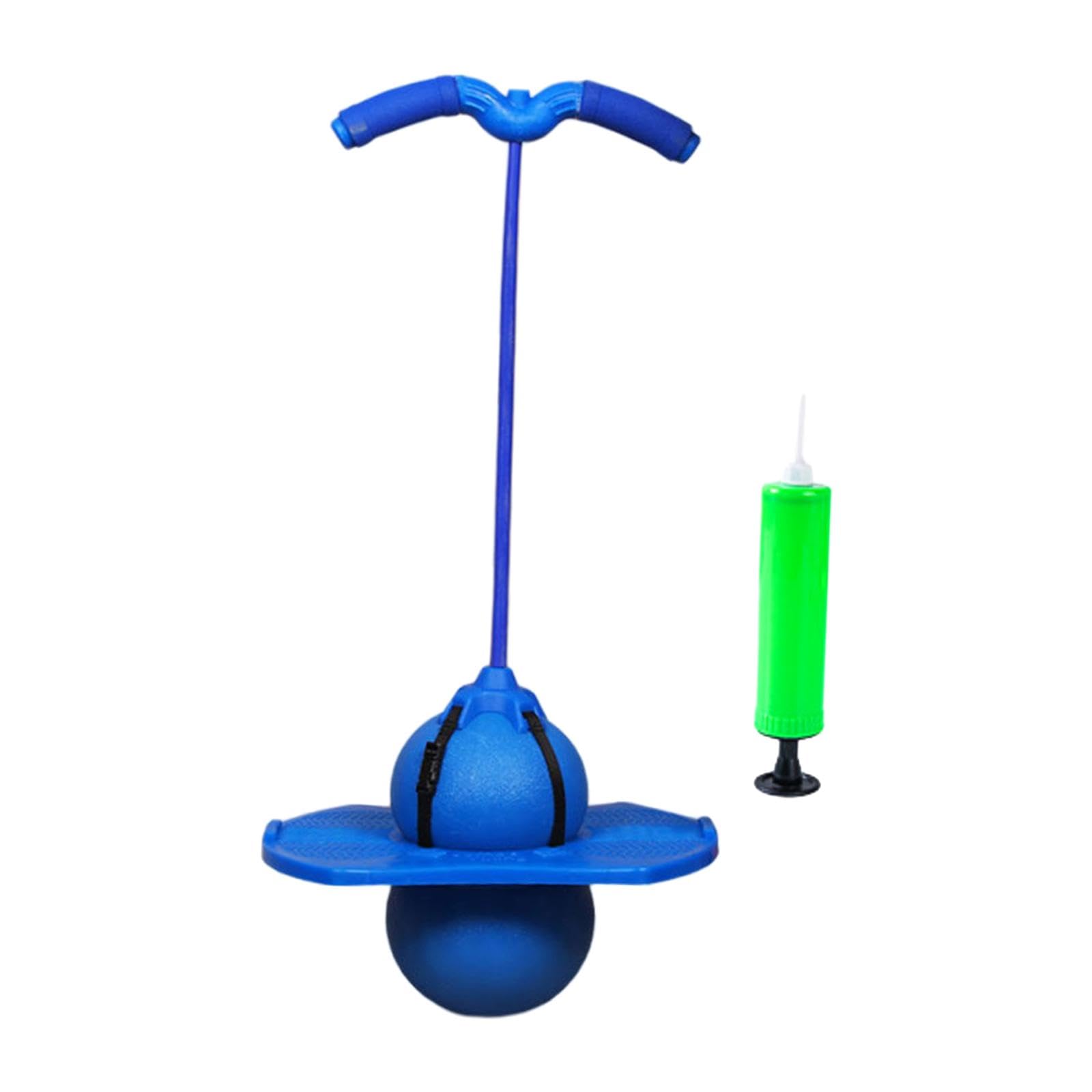Enakshi (LABEL) Jump Ball Balance Board Bouncing Ball Bounce with Ball Pump for Fitness Blue-image-10