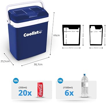 Coolist CLT18 12-220 V 18 liter Thermoelectric Vehicle Refrigerator