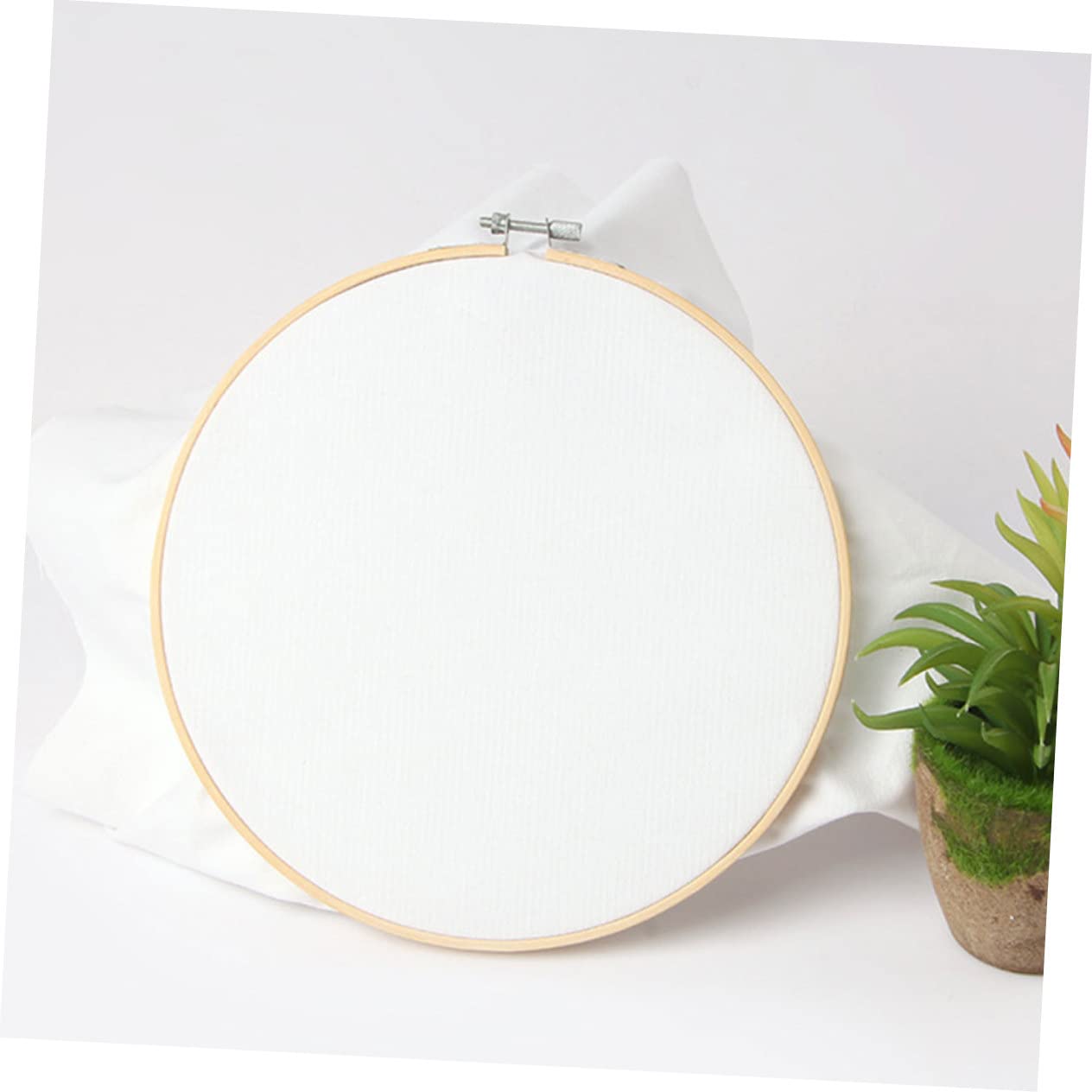 DOITOOL 10piezas Anillo De Bambú Para Bordar Unidades Diy Círculo Punto De Cruz Herramienta De Costura Decoración