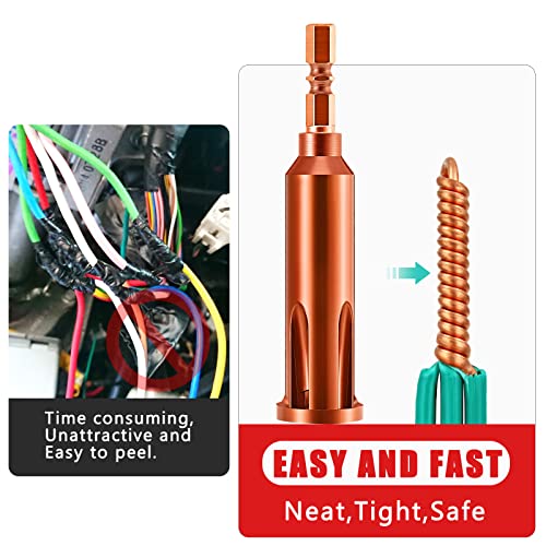 image for QYQRQF Universal Wire Twisting Tool Cable Wire Stripper and Twister Wi