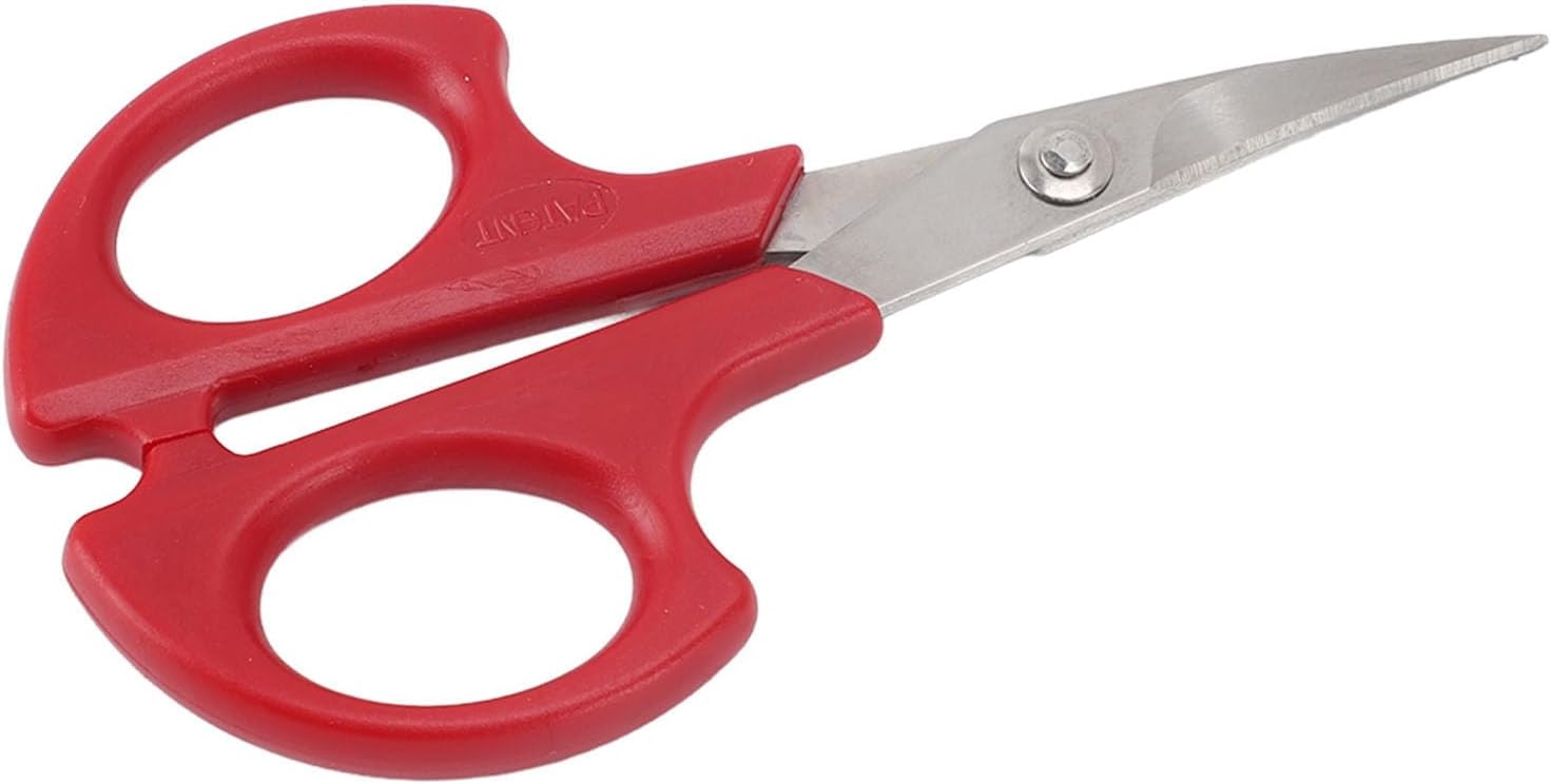Embroidery Scissors, 6pcs Sewing Scissors, Stainless Steel Scissors, Comfortable Handle Crafting Threading Scissors for School (PIN-1663)