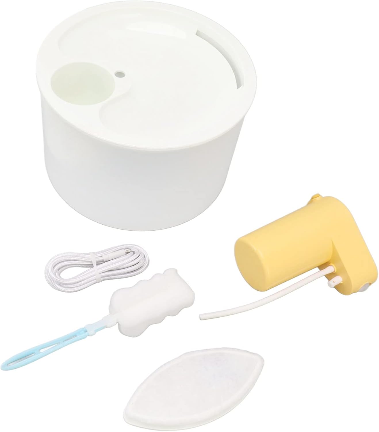 Rechargeable Automatic Pet Water Dispenser - Detachable, Ideal for Small to Medium Dogs and Cats, 2.5L Capacity