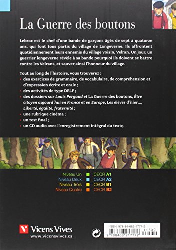 Lire et s'entrainer: la guerre des boutons + CD