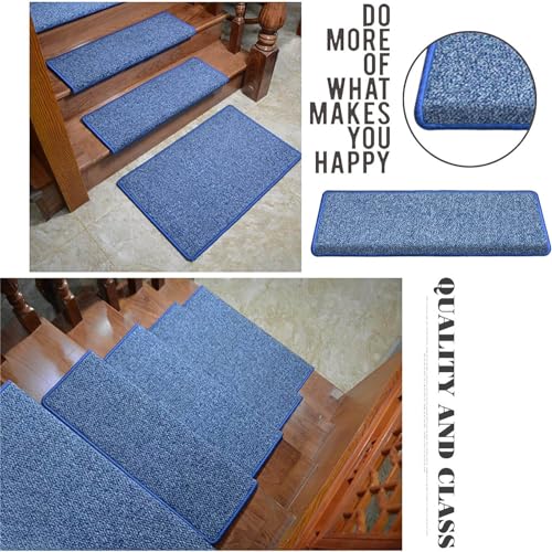Alfombrillas adhesivas para escaleras de madera Juego de 3 alfombras de sisal 65x24 cm 3