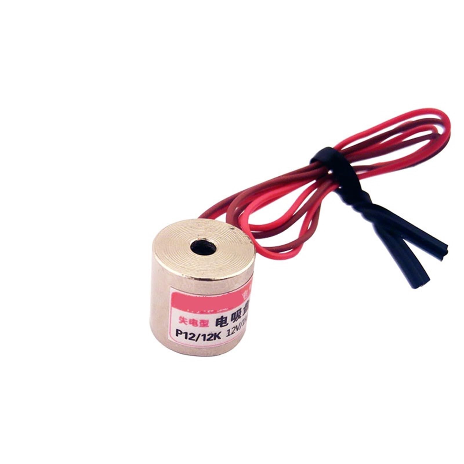 Électroaimant 12 mm 24V solution de verrouillage magnétique 1 kg