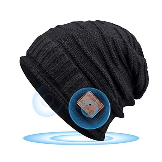 Bluetooth Beanie for Men, Bluetooth 5.0,Mens Gifts, Women Mens Beanie Hats with Bluetooth Headphones,for Outdoor Sports, Skiing,Running,Skating,Christmas Birthday Gifts for Men Women,Fashion & Comfort