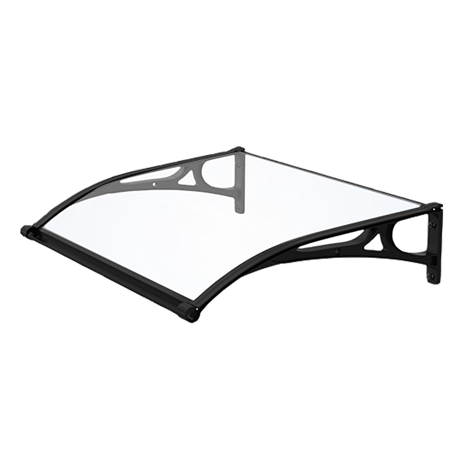 QYMYOZ Outdoor Air Conditioner Cover, Patio Canopy with Drainage Gutter, Sunshade Awning for Entrance, Window & Door, Durable Waterproof Protection (80x100cm/31x39in)