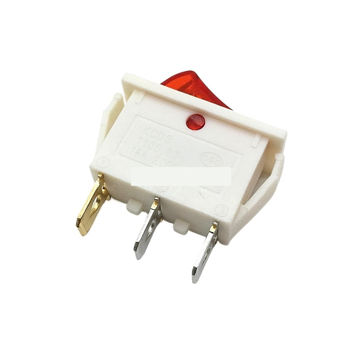 5pcs KCD3 with led 3Pin ON Off 16A Electric Pot Switch Accessories Multifunctional Electric Rice Cooker Pan Rocker Switch