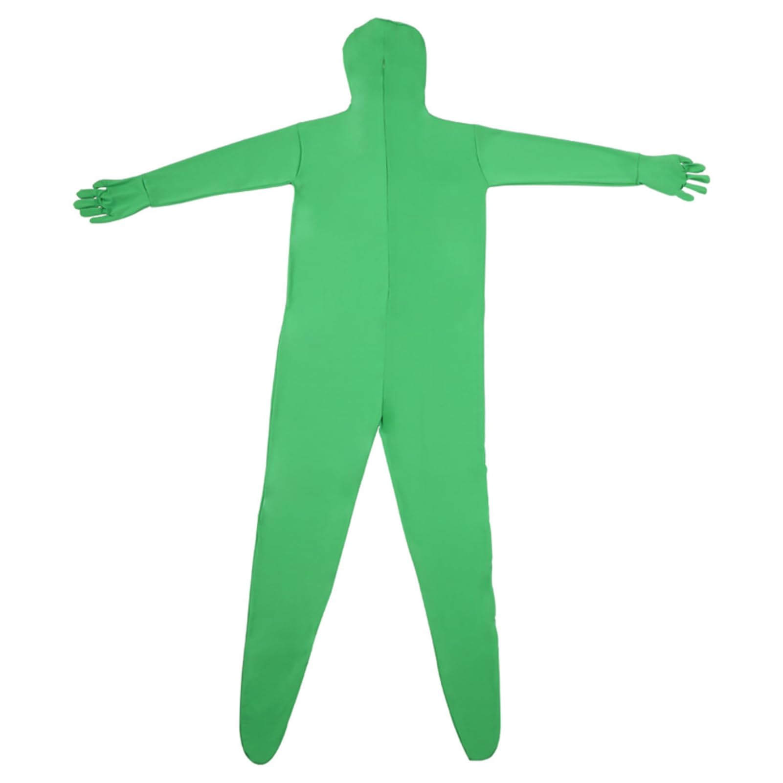 Andoer Zielony strój na całe ciało do fotografii i efektów specjalnych – unisex rozciągliwy kostium na wideo, cosplay, festiwale i wiele innych | strój Borat, Zentai Suit, Chromakey Suit i wiele