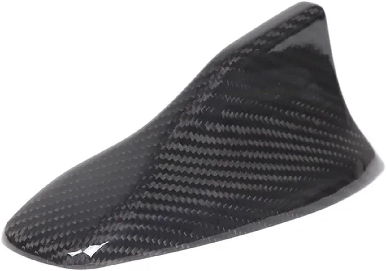 Carbon Fibre Car Roof Shark Fin Antenna Cover Trim Compatible For Jaguar F-TYPE 2013-2025 Protection Exterior Accessories No-Drill Adhesive Install