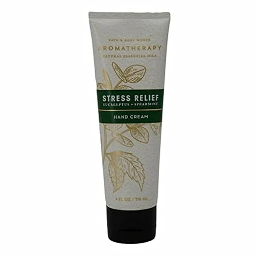 Bath and Body Works Stress Relief Hand Cream, Eucalyptus Spearmint, 4 o.z /118 g