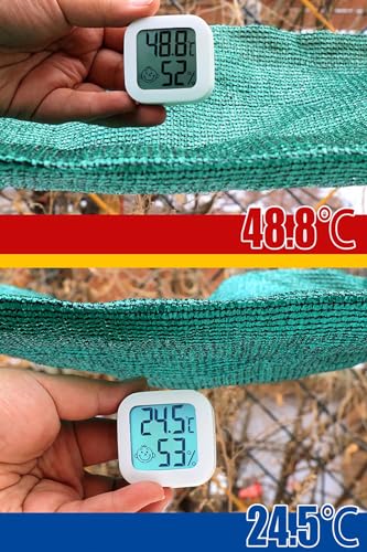 Filet d'ombrage vert foncé 90% avec œillets pour extérieur - 8