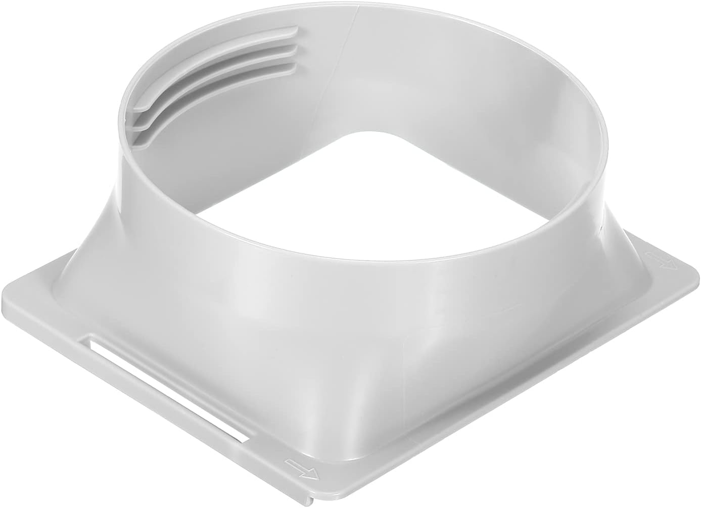 MECCANIXITY Exhaust Hose Coupler, 5.9 Inch Diameter AC Unit Tube Vent Connector Coupling Square Adapter for Portable Mobile Air Conditioners, Pack of 2