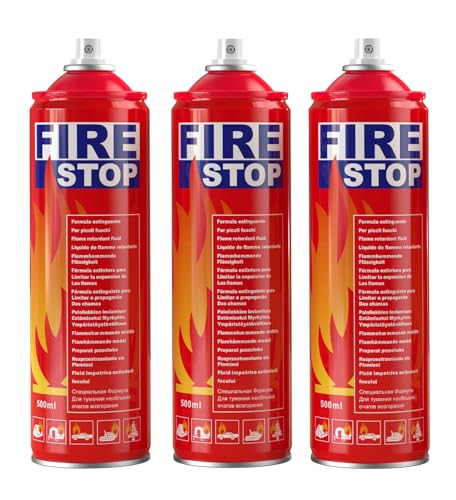 3-Pack Fire Extinguisher for Home, Kitchen, Car, Boat - ABCK Clas...