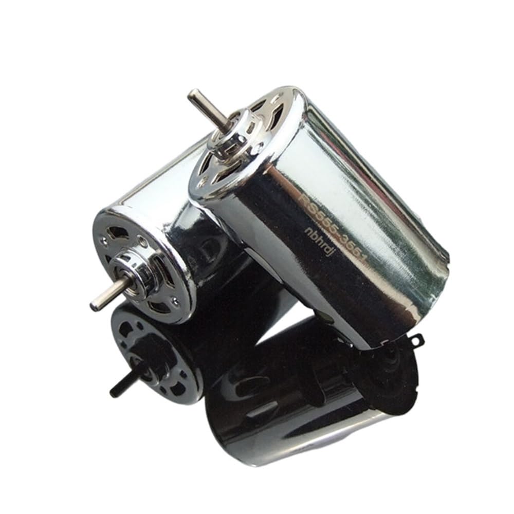 HJNAOKGWHQ DC12V-24V 12000rpm 555 DC electronic starter Double Ball Bearing Large Torque DIY Drill Model Toy Car