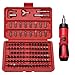 Produktbild EFFICERE Wahl 100 Alle Zweck Security Bit Set mit Bonus Ratschenmechanismus Schraubendreher, Chrom-Vanadium-Stahl, manipulationssicher Design, ANSI Standard
