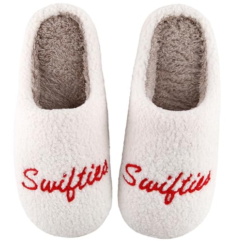 Comfy House Slippers For Women Men, Ladies Fuzzy Bedroom Slippers,indoor Outdoor Memory Foam Shoes