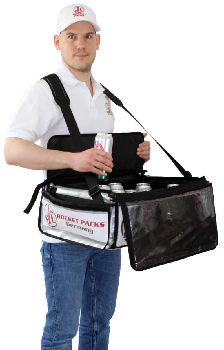 Vendedor Ambulante 45 Litros de Camión Plano Verkaufsbauchladen para Bebida Aperitivos Hielo (con Locheinlage)