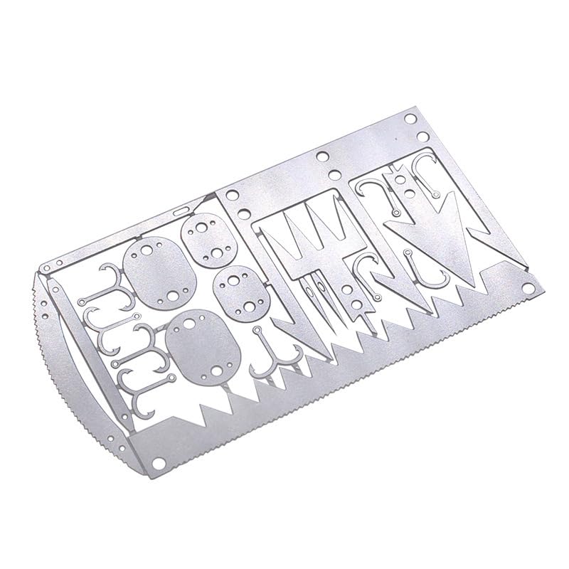 Survival Cards - Original 22-in-1 Wallet Multitool for Camping Gear, Hiking, Fishing, Hunting, Wilderness Survival, Preppers Bug Out Bag, Emergency Kit