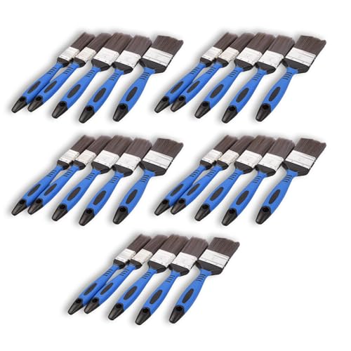 Pinceaux plats à manche silicone écologique pour application lisse - 4
