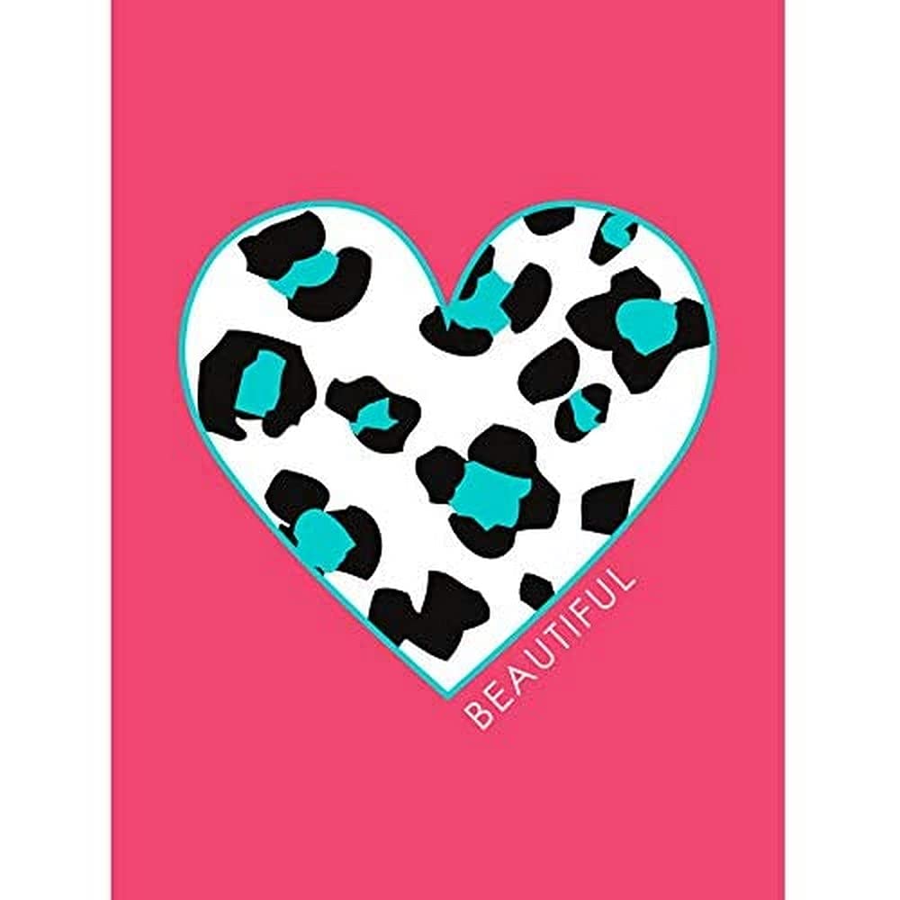Wee Blue Coo Pink Teal Leopard Beautiful Unframed Art Print Poster Wall Decor 12x16 inch