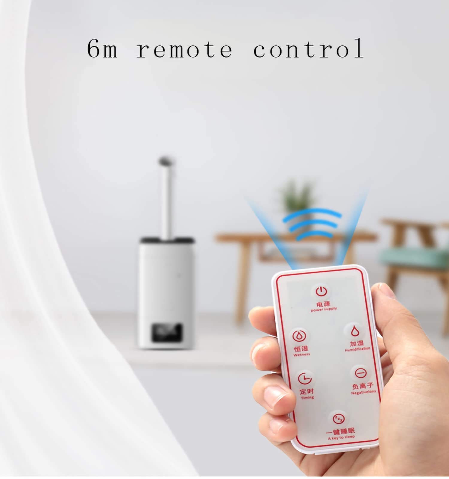 Umidificatore 23L Intelligente Industriale Domestico Commerciale Supermercato Conservazione di frutta e verdura Spruzzatore di nebbia di grandi dimensioni ad alta potenza e grande capacità (modello
