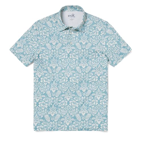 Reyn Spooner Men's Hawaiian Print Performance Polo