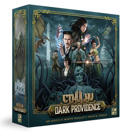 Asmodee – Cthulhu: Dark Providence, Juego de Mesa, 14+ años, 1-5 Jugadores, 60 min, edición en Italiano