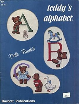 Paperback Teddy's Alphabet (Craft Book, Cross Stitch) Book
