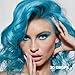 Shrine Drop It Temporary Hair Color - Mix Dye With Conditioner - Create Unique Shades - Semi-Permanent Bright Colors Blend Easily - Multi-Use - Vegan & Cruelty-Free - 200 Drops Per Bottle (Aqua)