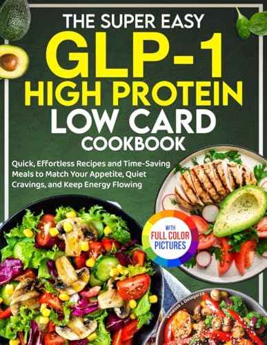 The Super Easy GLP-1 High Protein Low Card Cookbook: Quick, Effortless Recipes and Time-Saving Meals to Match Your Appetite, Quiet Cravings, and Keep Energy Flowing | Full Color Edition image 2