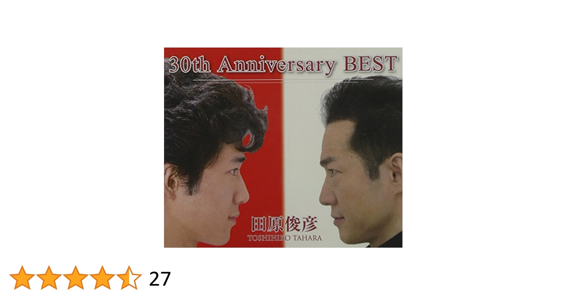(CD)30th Anniversary BEST／田原俊彦 TOSHIHIKO TAHARA - 30TH ANNIVERSARY BEST(2CD+DVD) - Amazon