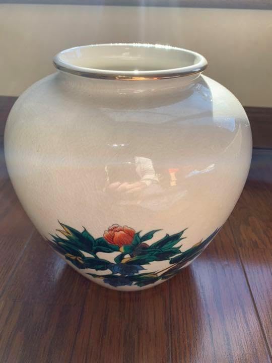 福原達郎 作 益子焼 壺 花瓶 Amazon.co.jp: 福原達郎 作 益子焼 壺